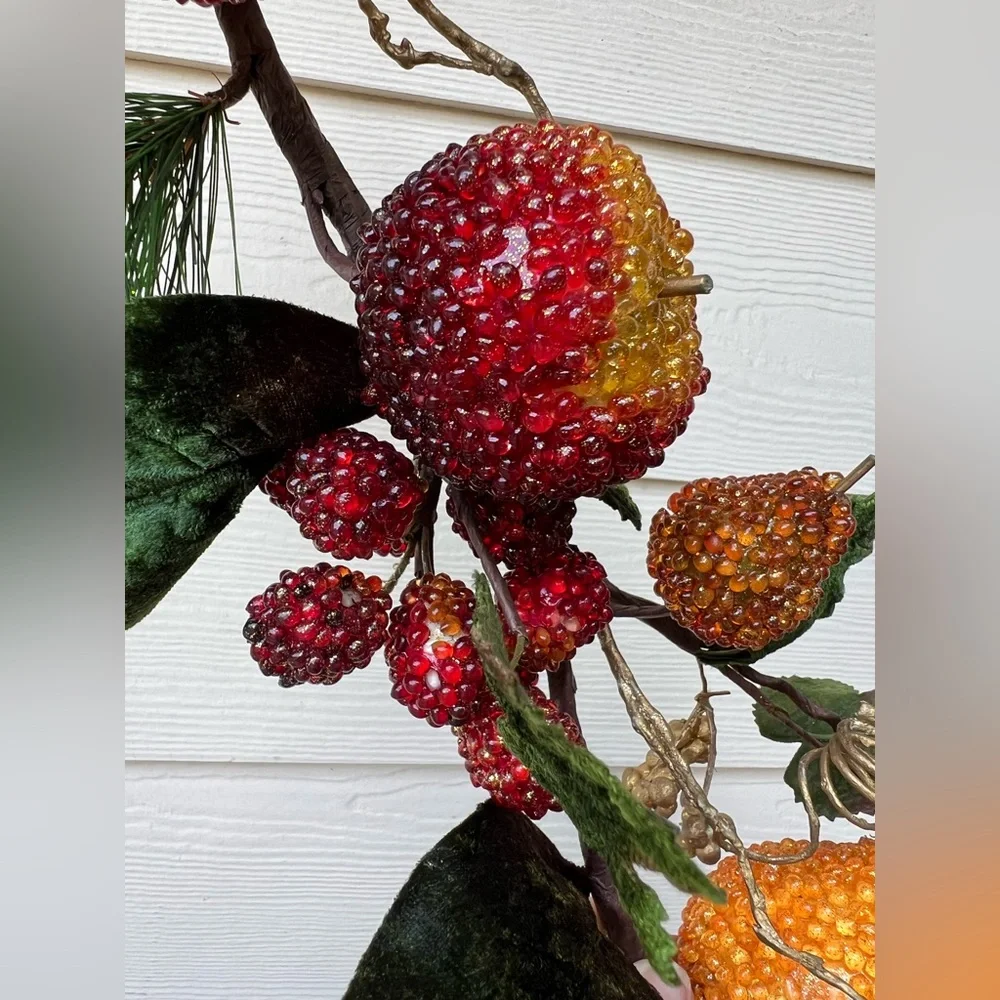 NWT MICHAEL’S BEADED FRUIT GARLAND.